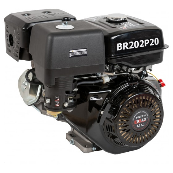 Двигатель 6,5 л.c. d=19мм. Brait BR202P19PRO 03.01.151.035 в Ачинске
